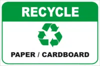 recycle, recycle paper sign, recycle cardboard sign