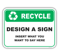 Customise your Recycle Sign RC2101
