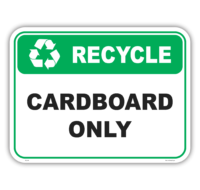 Recycle Cardboard sign  RC2106