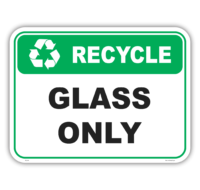 Recycle Glass sign RC2108