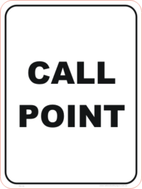 call point sign