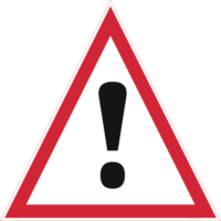danger triangle sign