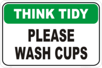 wash cups