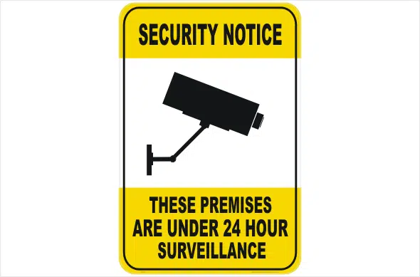 CCTV Camera Signs