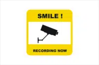 Security CCTV smile recording now