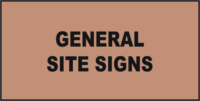 Site General Signs
