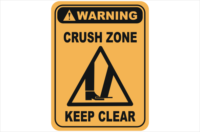 Crush Zone, keep clear