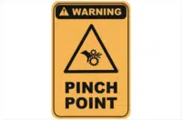Pinch Point signs