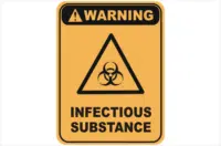 hazchem sign, biological sign, infectious sign