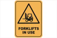 Forklift sign Gold Coast