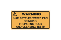 use bottled water