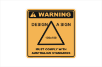 Design a Warning Sticker