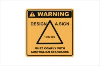 Design a Warning Sticker