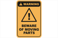 Beware of moving parts