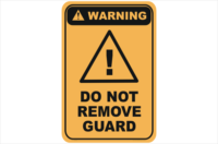 Do Not Remove Guard