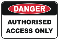 authorised access only