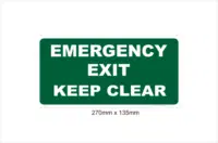emergency exit