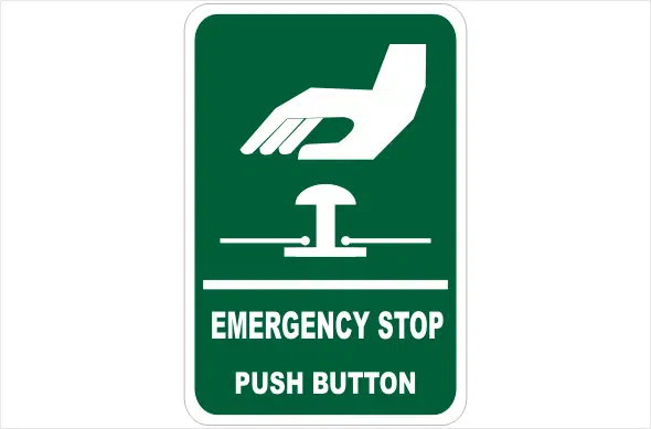 Emergency Stop Sign