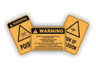 warning safety signs - AS1319-1994