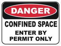 Confined space Sign