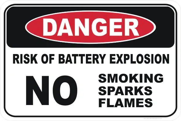 Risk of Battery Explosion        D10272