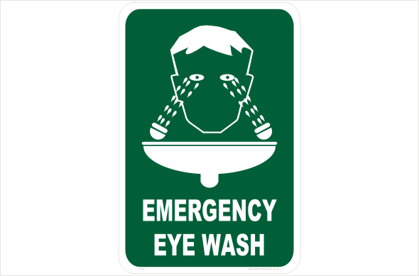 Emergency Eyewash Station Sign