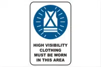 High Vis Clothing sign