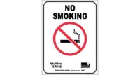 Victoria Smoking Sign P22564