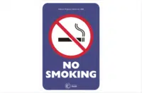 WA No Smoking Sign