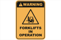 Forklifts in Operation
