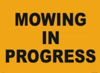 Mowing In Progress  RD171