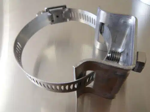 Pole sign clamp bracket