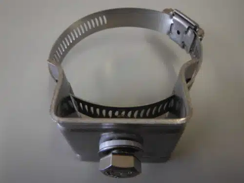 Pole sign clamp bracket