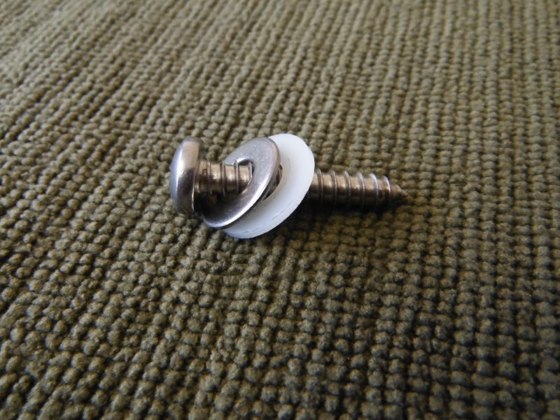 Sign fixing screw