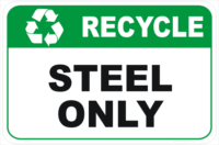 Recycle Steel Only