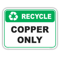 Recycle Copper sign RC2110