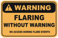 Flaring without warning