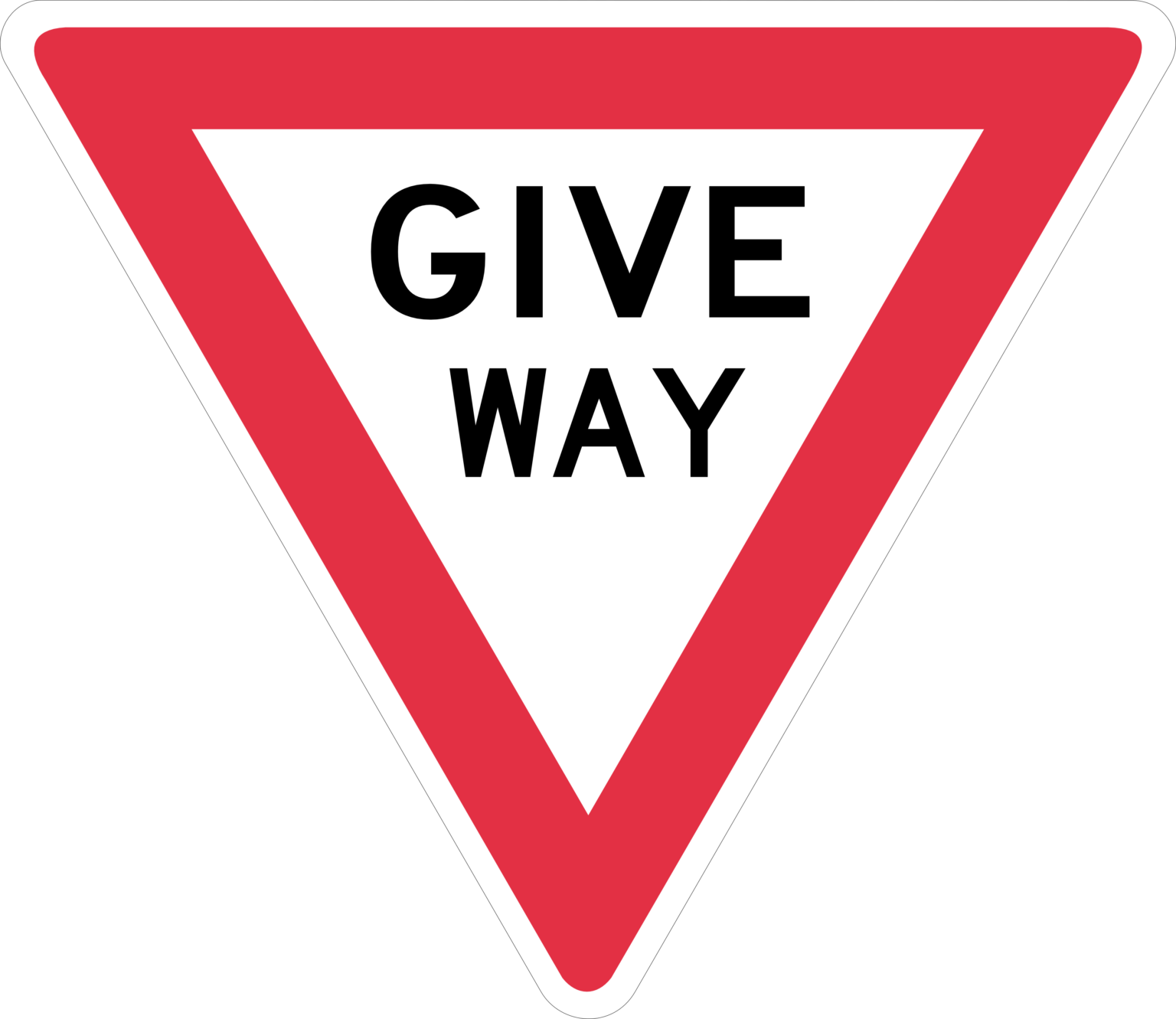 Give Way Sign R1-2 - National Safety Signs