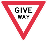 R1-2 Give Way Sign