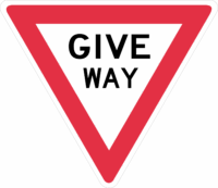 R1-2 Give Way Sign