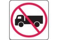 No Trucks pictogram