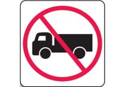 no trucks allowed