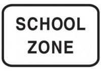 school zone Sign