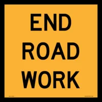 Multi Message End Roadwork Sign MM921