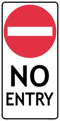 No Entry Sign      RD293