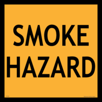 Smoke Hazard Road sign  RD320