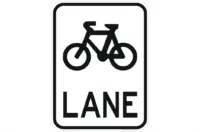 Bicycle Lane Sign