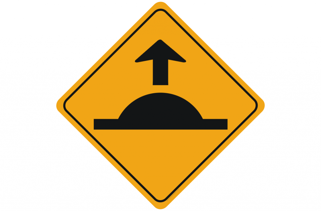 Speed Hump Ahead Sign - National Safety Signs - Buy Online