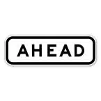 Ahead Sign