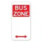 Bus Zone Sign